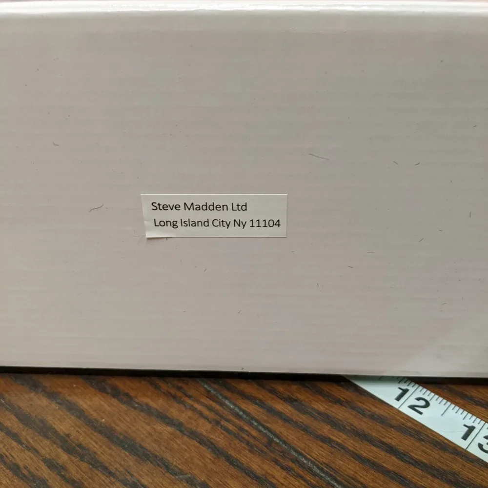 Steve Madden Criss Cross Slippers BLACK Size Large 9-10 NEW in BOX - Picture 4 of 11